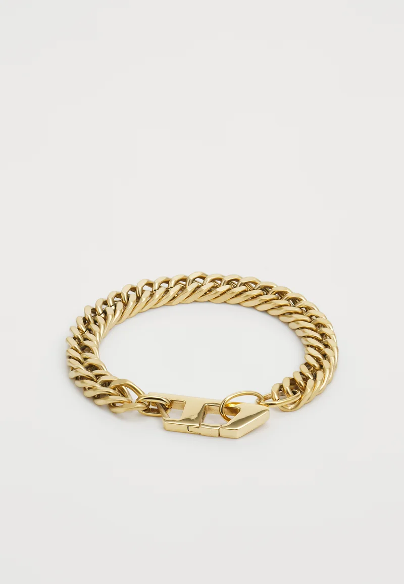Outlet Store Diesel CHAIN BRACELET - Bracelet gold-coloured Accessories Jewellery Bracelets