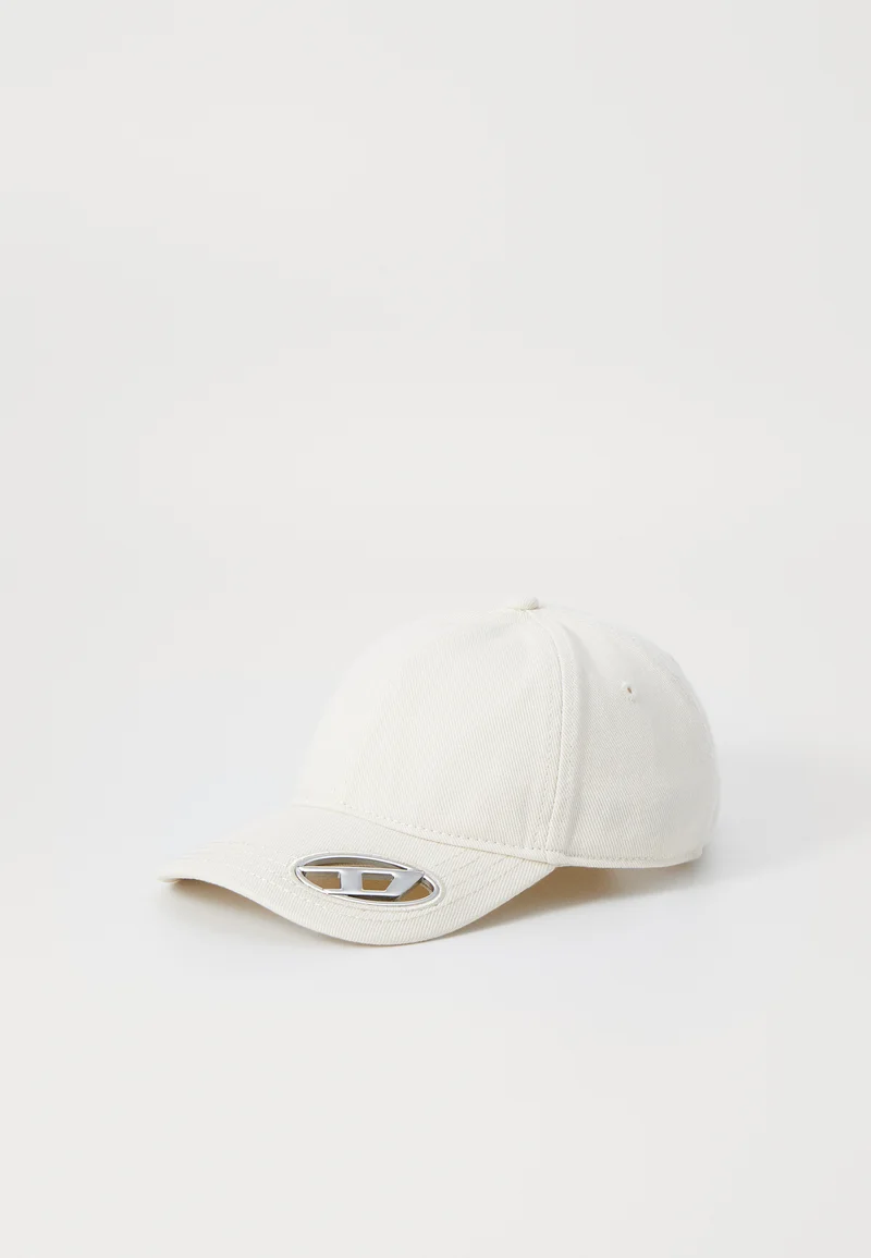 Outlet Online Diesel C-PLAK - Cap white Accessories Beanies, hats & caps Caps