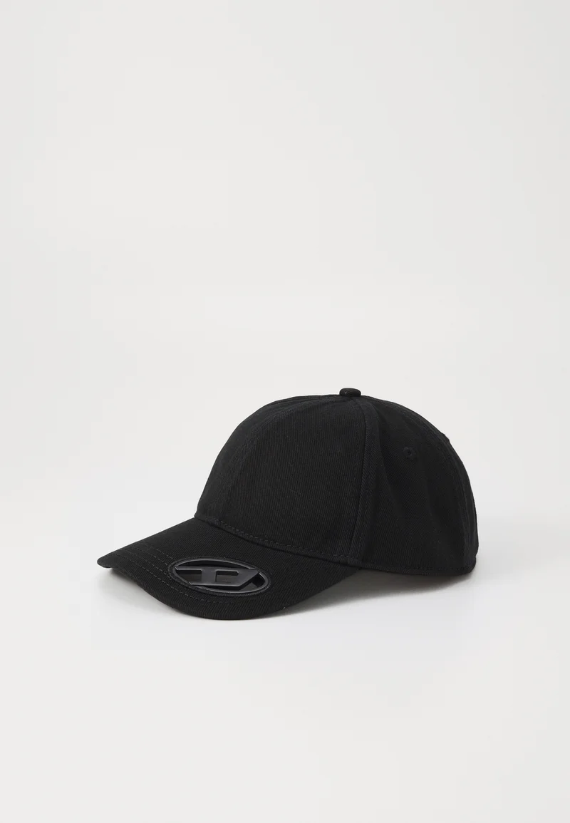 Discount Diesel C-PLAK - Cap black Accessories Beanies, hats & caps Caps