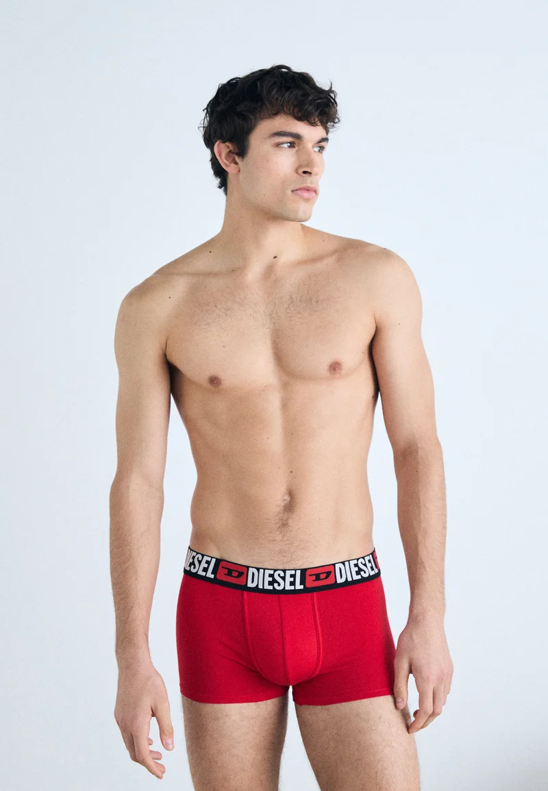 high quality guarantee Diesel DAMIEN 3 PACK - Pants black/grey/red Clothing Underwear & Socks Underpants Boxer shorts