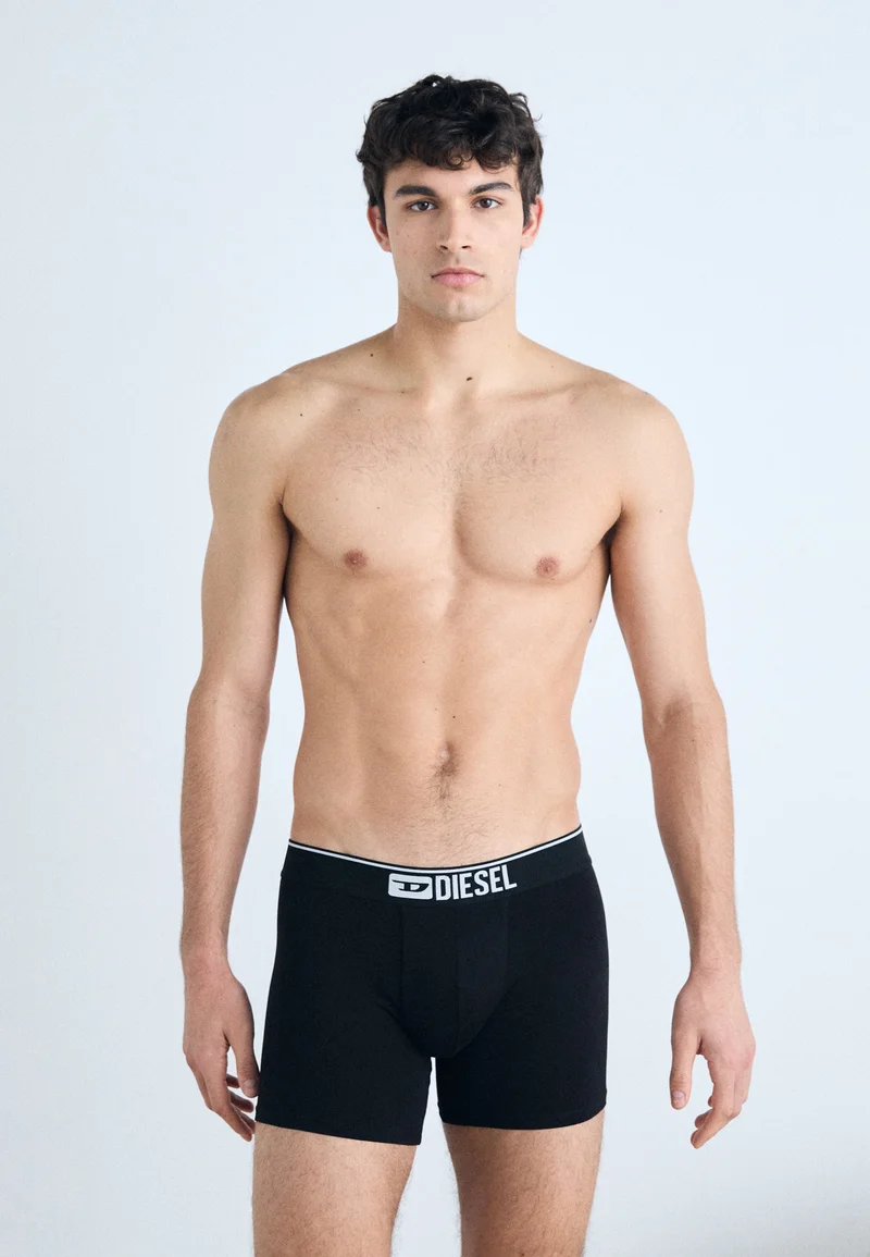Official USA Stockists Diesel UMBX-SEBASTIANTHREEP 3 PACK - Pants black/grey Clothing Underwear & Socks Underpants Boxer shorts