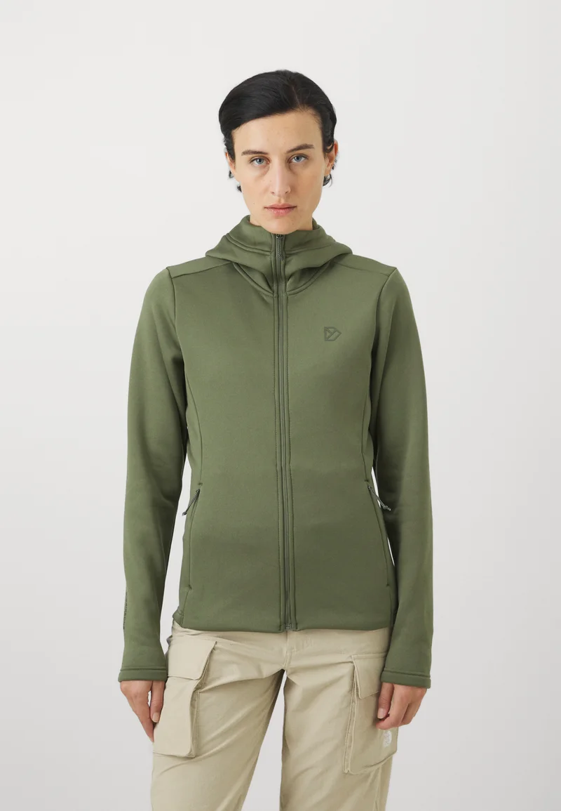 complete in specifications Didriksons ANNELI FULLZIP - Training jacket wild forest green Clothing Jackets & Blazers Bomber Jackets