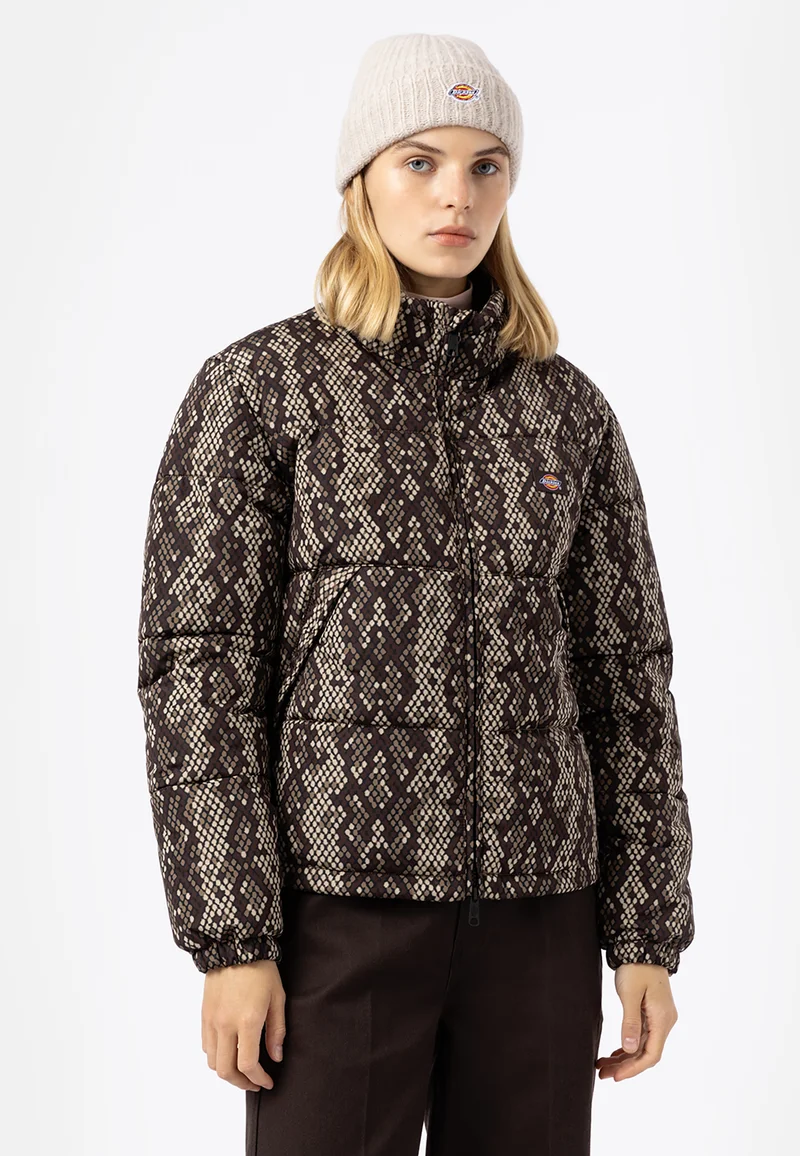 Biggest Discount Dickies CAMDEN PUFFER W - Winter jacket khaki Clothing Jackets & Blazers Bomber Jackets