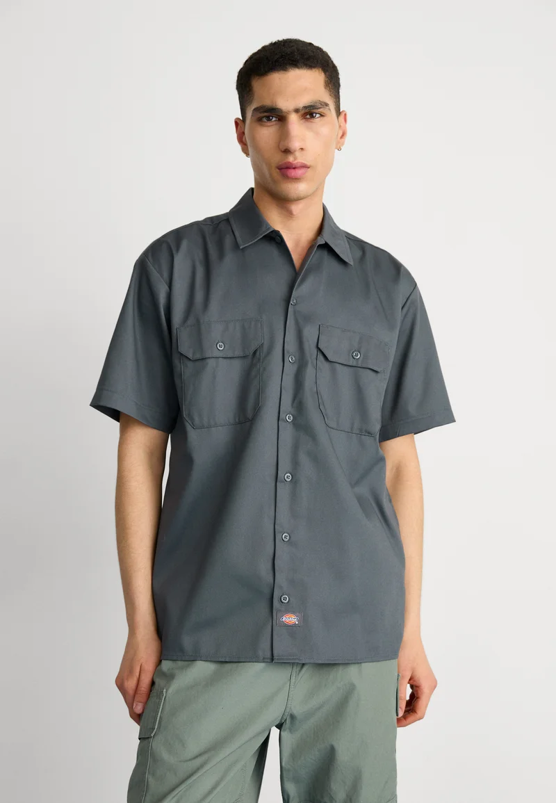 reliable reputation Dickies WORK  - Shirt charcoal grey Clothing Shirts Casual Shirts