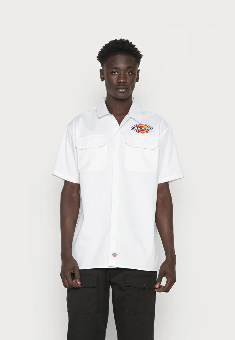 Online Here Dickies CLINTONDALE - Shirt white Clothing Shirts Casual Shirts