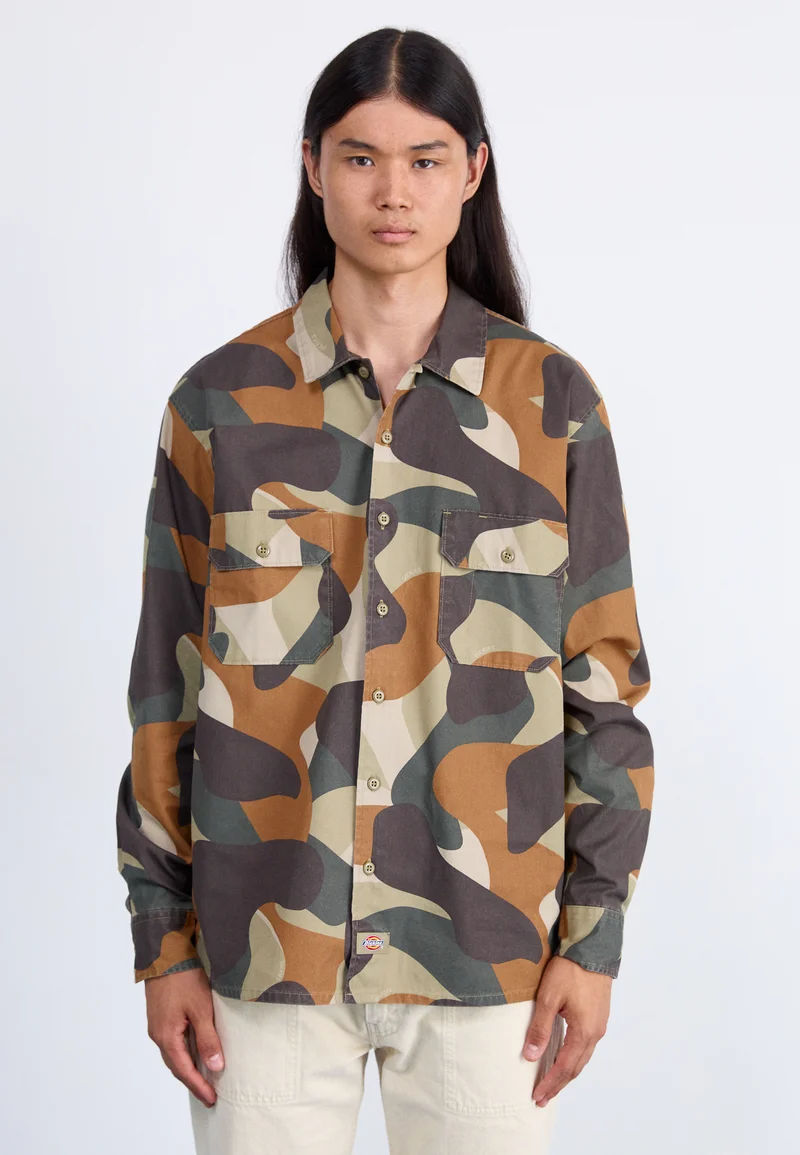 hot sale Online Dickies SEASONAL - Shirt imperial green Clothing Sale Shirts Business Shirts