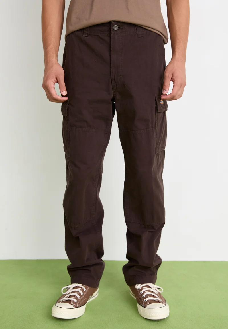 USA Cheap Sale Dickies JOHNSON  - Cargo trousers dark brown Clothing Trousers Cargo trousers