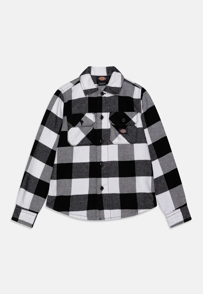 stable quality Dickies KIDS SACRAMENTO UNISEX - Button-down blouse black Clothing T-shirts & tops Blouses & tunics