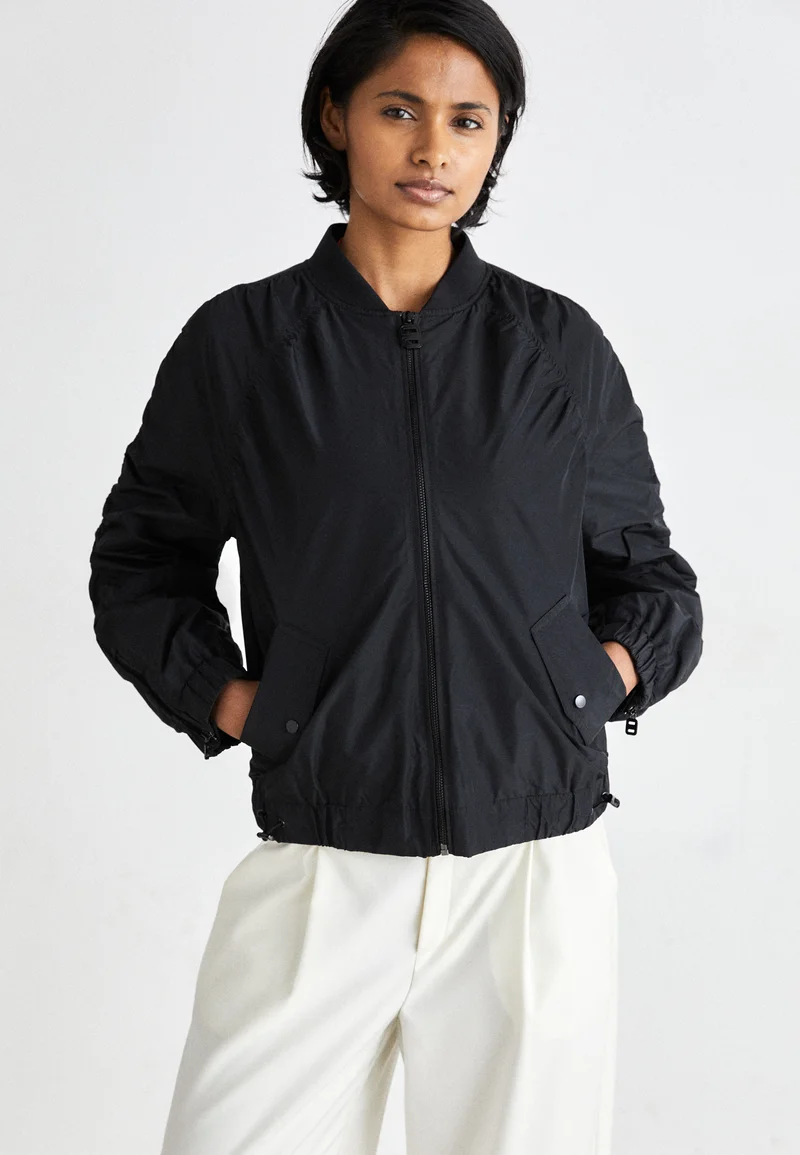 top brands DKNY JACKET - Bomber Jacket black Clothing Jackets & Blazers Bomber Jackets