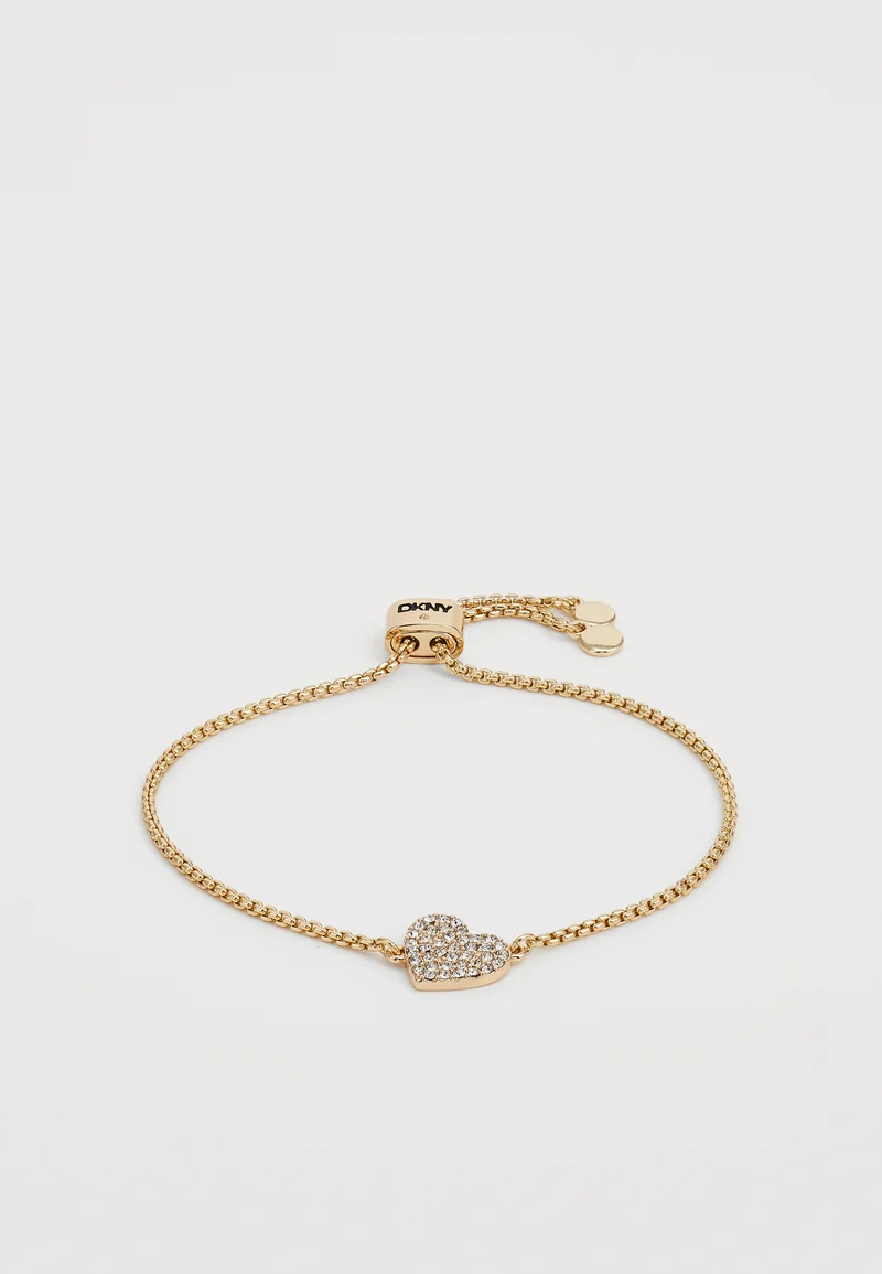 Top Designer Collections DKNY HEART SLIDER - Bracelet gold-coloured Accessories Jewellery Bracelets