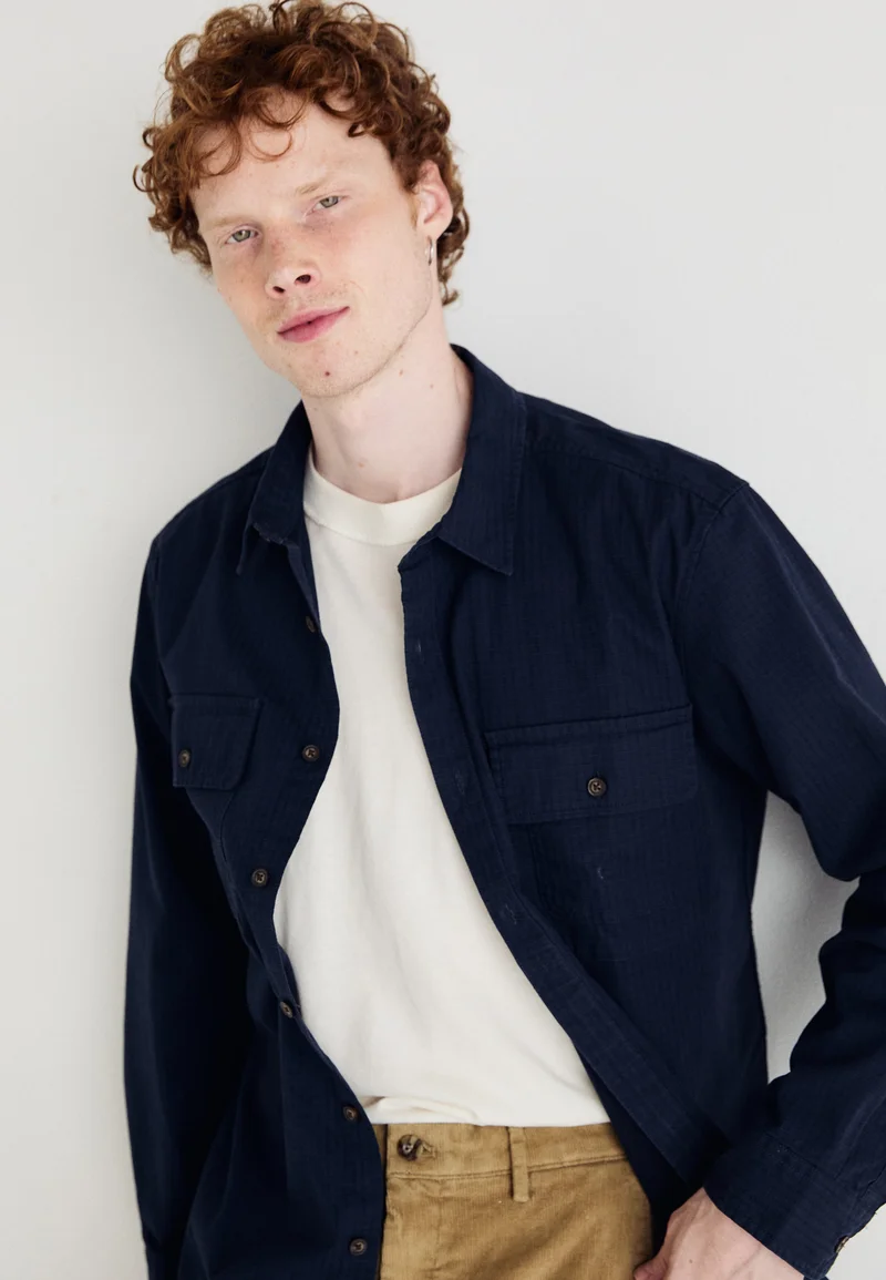 Clearance Sale DOCKERS WORKWEAR  - Shirt navy Clothing Sale Shirts Business Shirts
