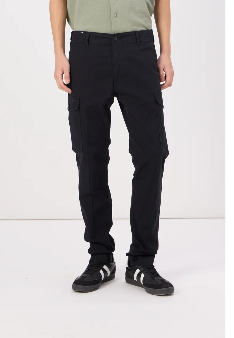promo codes DOCKERS SLIM TAPERED - Cargo trousers beautiful black Clothing Trousers Cargo trousers
