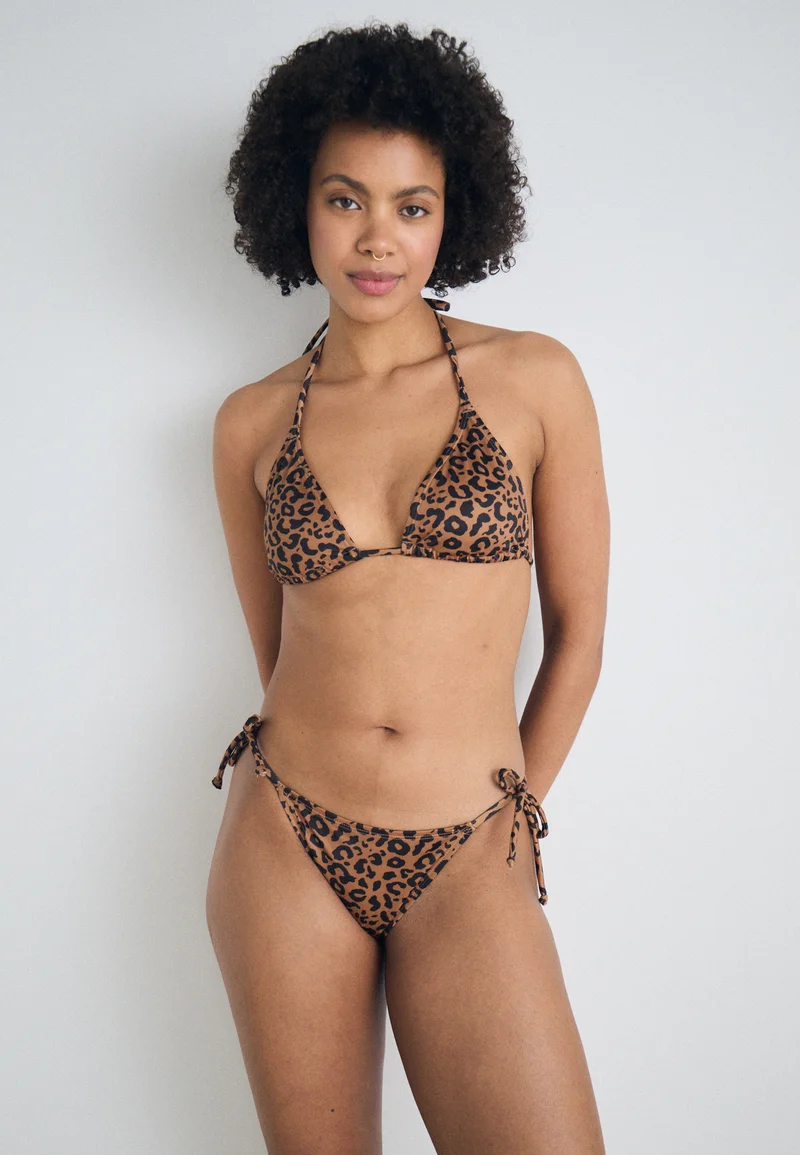 luxury fashion brands DORINA CARRUBO LIGHT PADDED TRIANGLE 2 PACK - Bikini brown/black Clothing Swimwear Bikinis Bikini sets