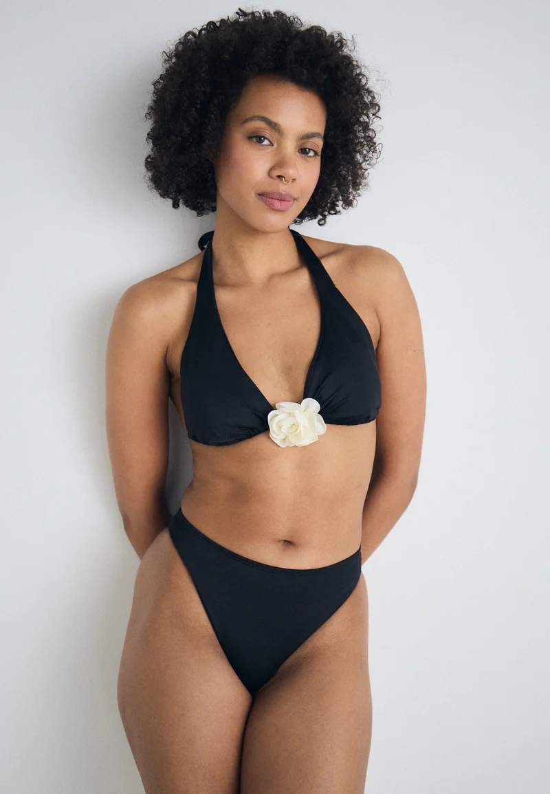 timeless design DORINA BAIGA SET LIGHT PADDED TRIANGLE AND HIGH LEG BRAZILIAN - Bikini black Clothing Swimwear Bikinis Bikini sets