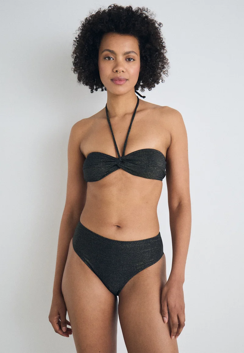 discountable price DORINA KYRA LIGHT PADDED BANDEAU HIGH LEG BRAZILIAN - Bikini black Clothing Swimwear Bikinis Bikini sets