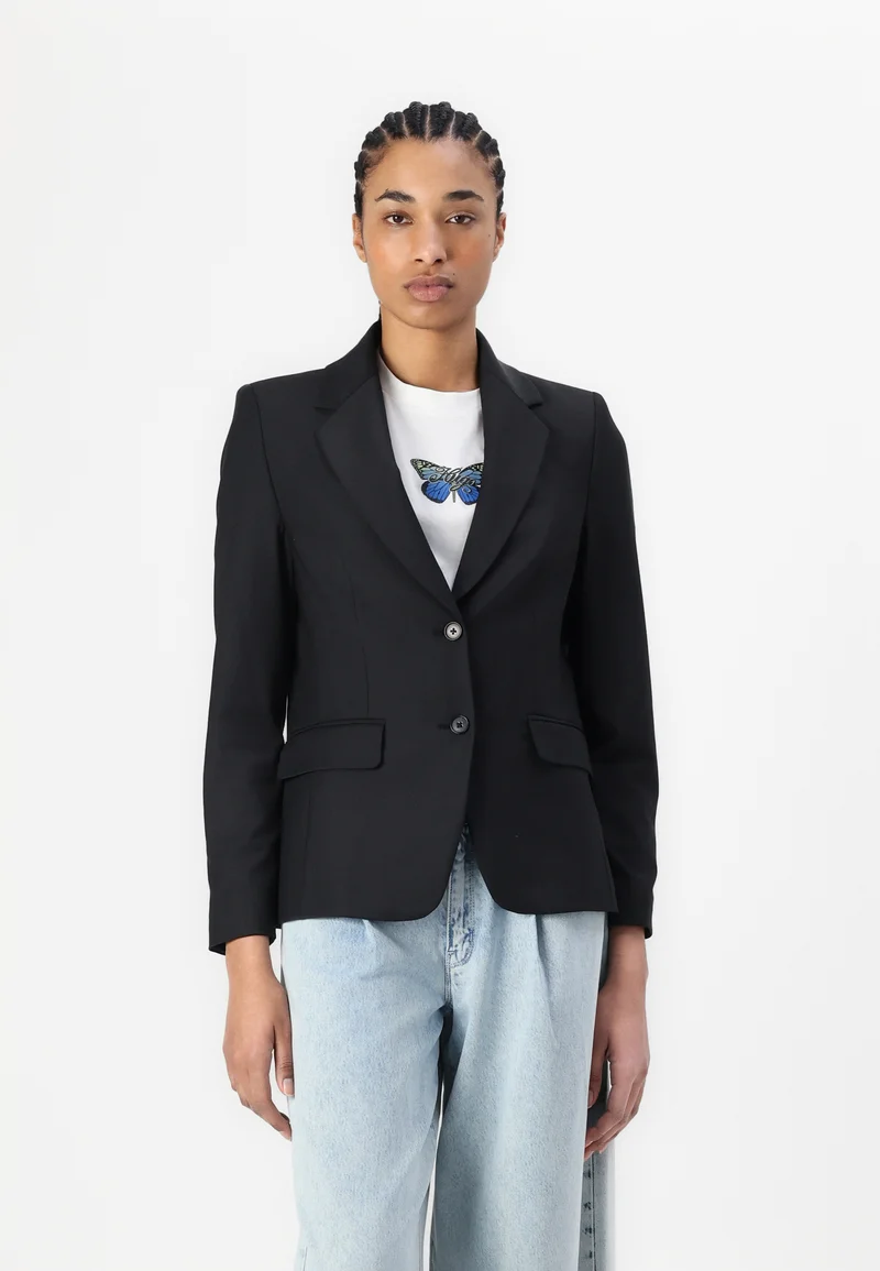 stable quality DRYKORN BUNDREY - Blazer black Clothing Jackets & Blazers Blazers