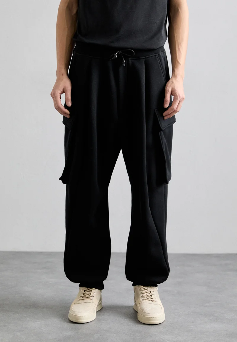 Wholesale Online USA DSQUARED2 ICON BALOON PANT - Cargo trousers black Clothing Trousers Cargo trousers