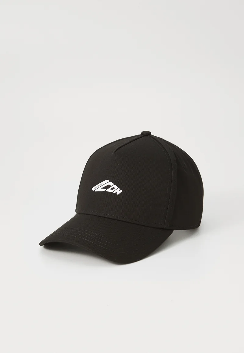 Online Retailer DSQUARED2 ICON Cap - black Accessories Beanies, hats & caps Caps