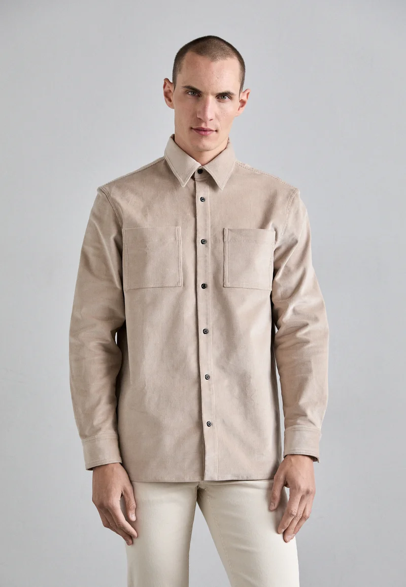 official online website Essential Collective Shirt - sand Clothing Sale Shirts Business Shirts