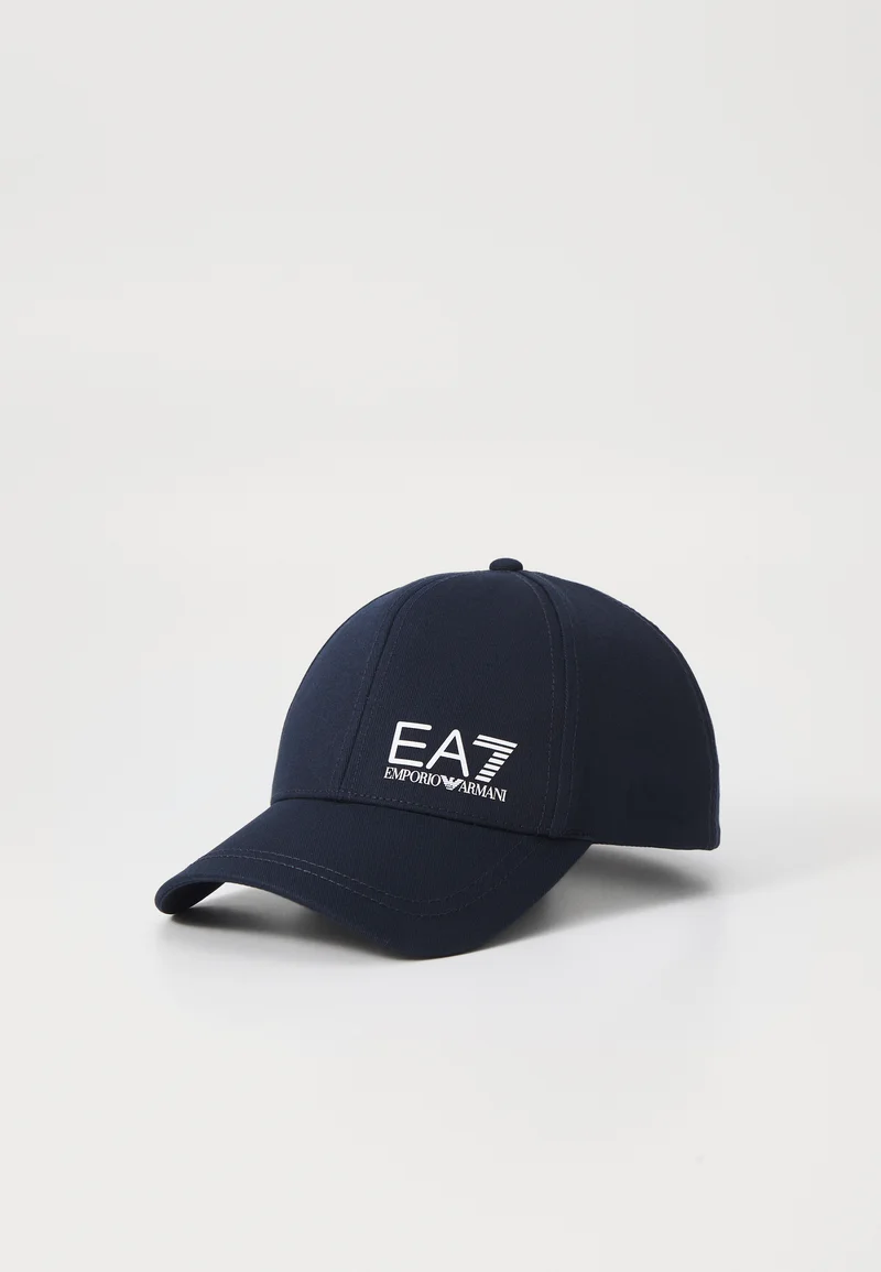 beautiful in colors EA7 Emporio Armani TRAIN CORE ID LOGO UNISEX - Cap blue/white Accessories Hats & headscarves Caps