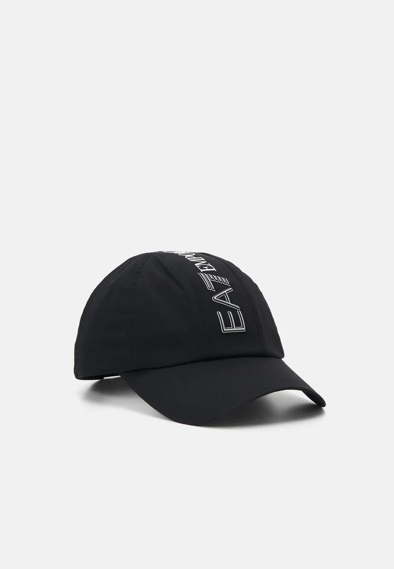 timeless design EA7 Emporio Armani TRAIN LOGO TAPE VISIBILITY UNISEX - Cap nero Sport Sale Accessories Scarves & Shawls Caps