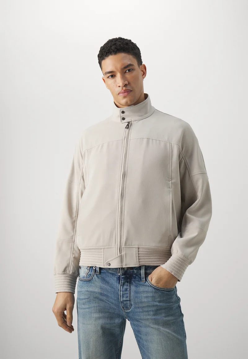 finest selection Emporio Armani BLOUSON - Bomber Jacket silver cloud Clothing Sale Jackets Gilet Bomber Jackets