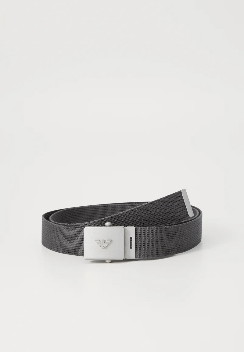 retail prices Emporio Armani BELT - Belt steeple gray Accessories Belts Casual belts