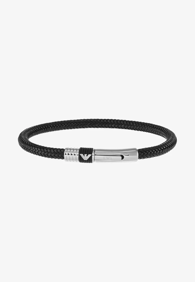 Free Shipping Emporio Armani Bracelet - schwarz Accessories Jewellery Bracelets