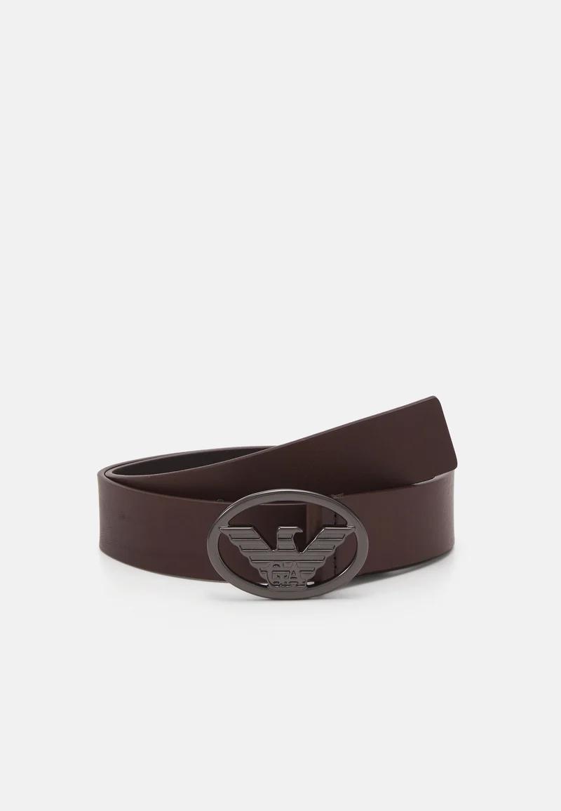 wide range Emporio Armani UNISEX - Belt dark tan Accessories Belts Braided belt