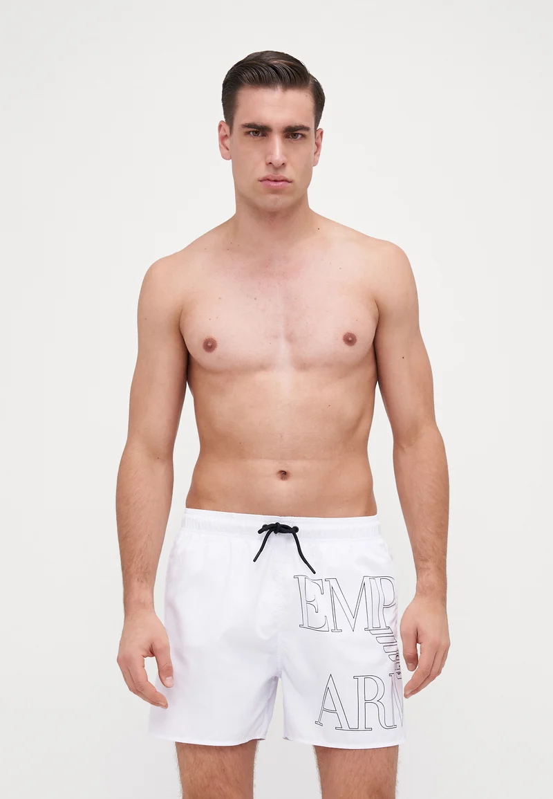 Top Brand Wholesale Online Emporio Armani Swimming shorts - white Clothing Swimwear Swim trunks Briefs