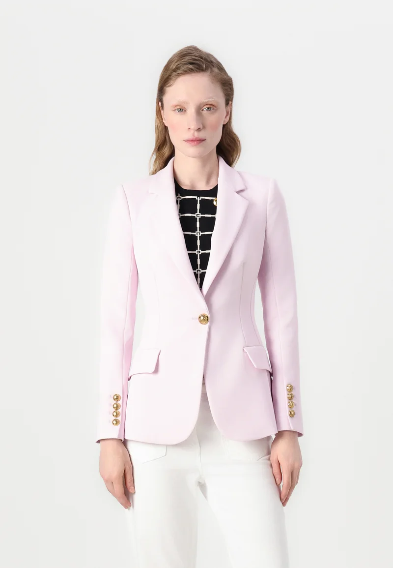 Shop Elisabetta Franchi WOMEN JACKET - Blazer quarzo Clothing Jackets & Blazers Blazers