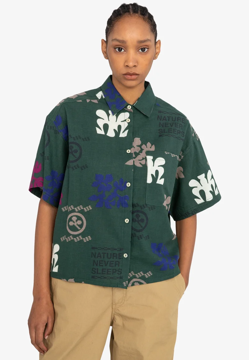premier fashion designer Element Button-down blouse - green Streetwear Sale Streetwear Clothing Socks Blouses