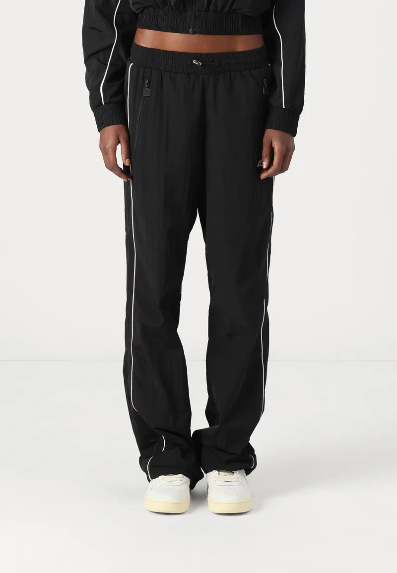 UK Factory Outlet Ellesse ZIPP - Trousers black Streetwear Sale Streetwear Clothing Socks Casual Trousers