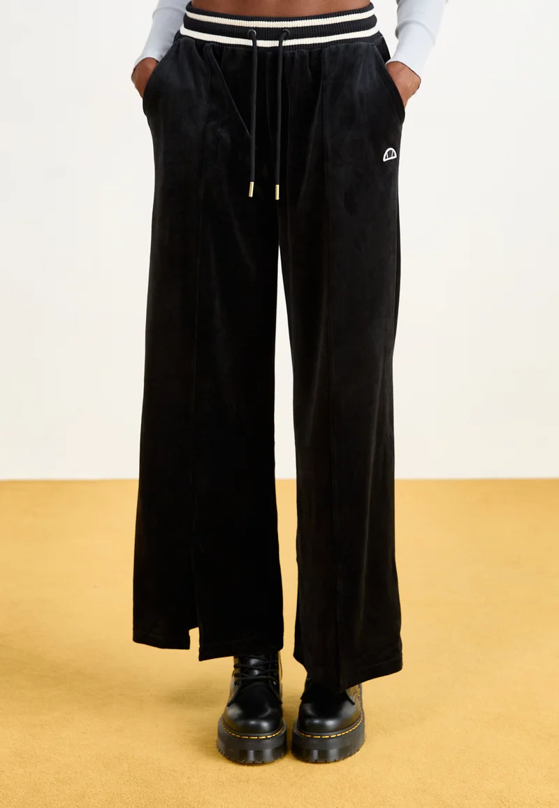 100% quality guarantee Ellesse Trousers - black Streetwear Sale Streetwear Clothing Socks Casual Trousers