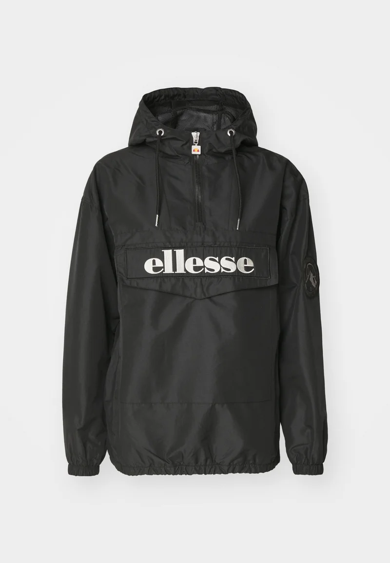 promo codes Ellesse MONTEZ - Windbreaker black Streetwear Clothing Jackets, Gilets & Blazers Bomber Jackets