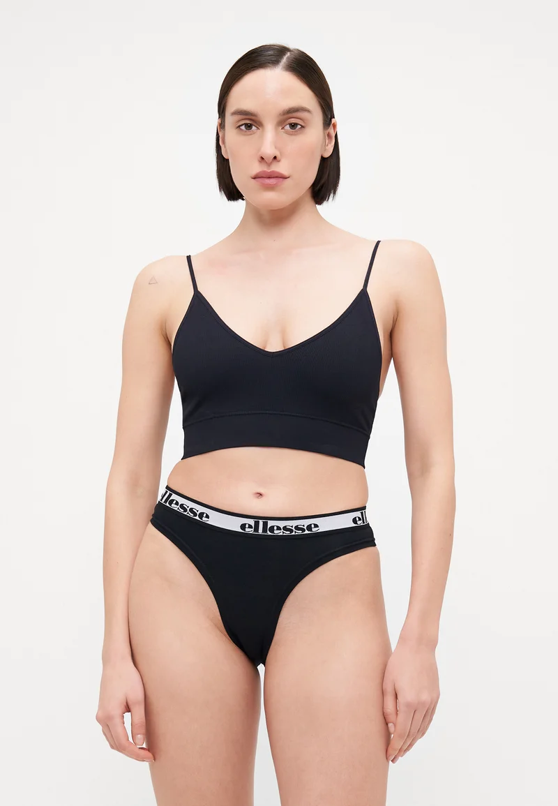 coupon codes Ellesse BRAZIL HIGH WAIST 5 PACK - Briefs black Streetwear Clothing Underwear Bottoms