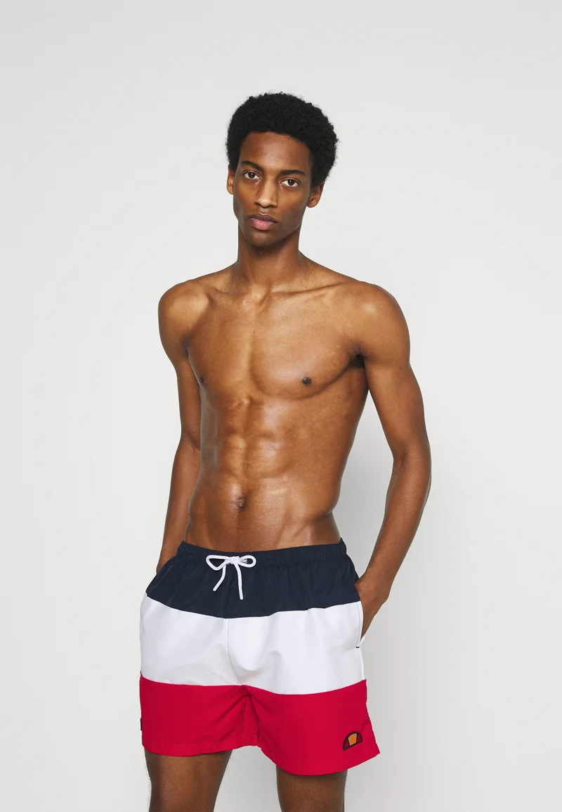 designer fashion Ellesse TEYNOR - Swimming shorts navy/white/red Clothing Swimwear Swim trunks Briefs