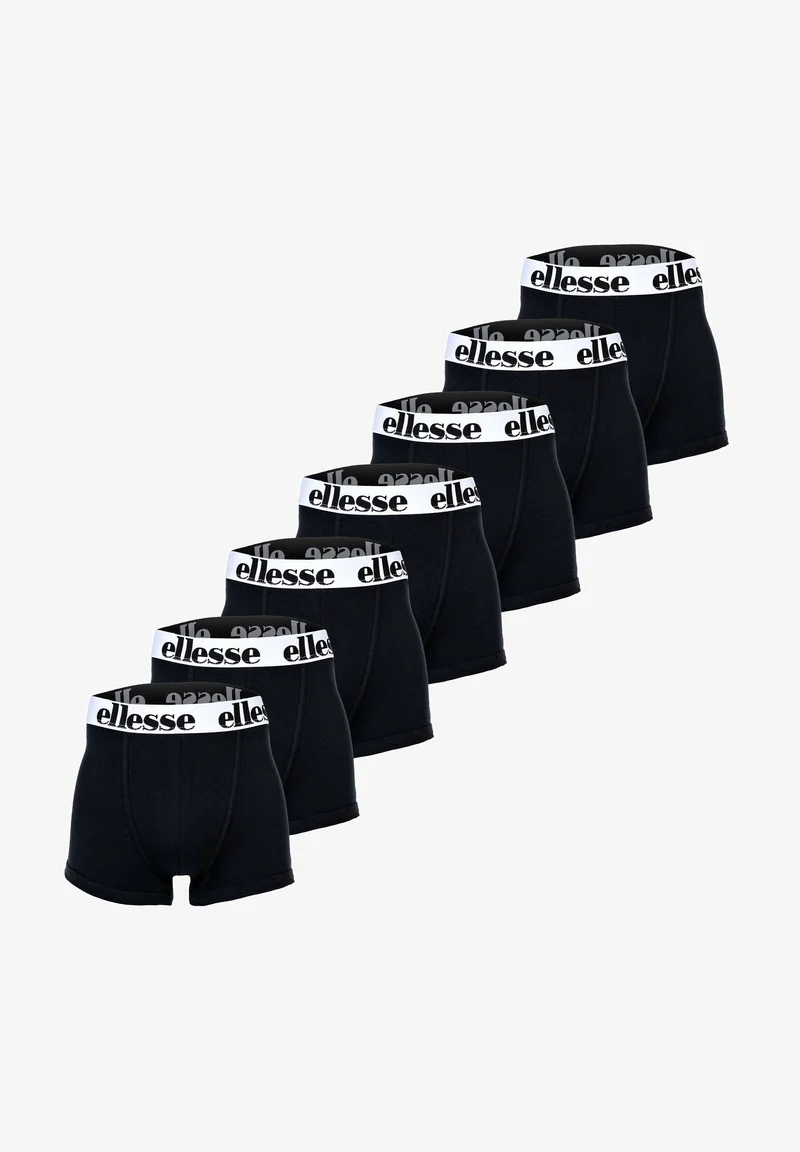 Huge Discount Ellesse 7ER PACK-YEMA  LOGO STRETCH - Pants schwarz weiß Clothing Underwear & Socks Underpants Boxer shorts