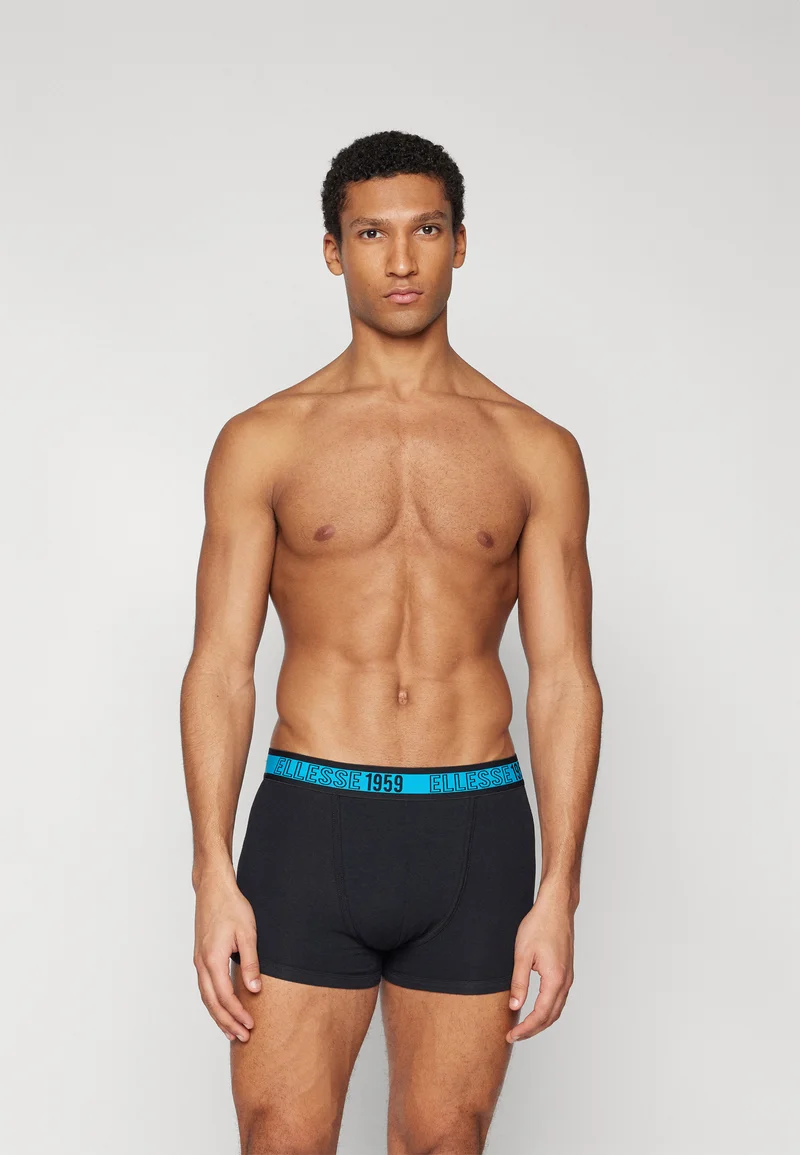 free delivery Ellesse NOLVINO 5 PACK - Pants black Clothing Sale Underwear & Socks Bathrobes Boxer briefs