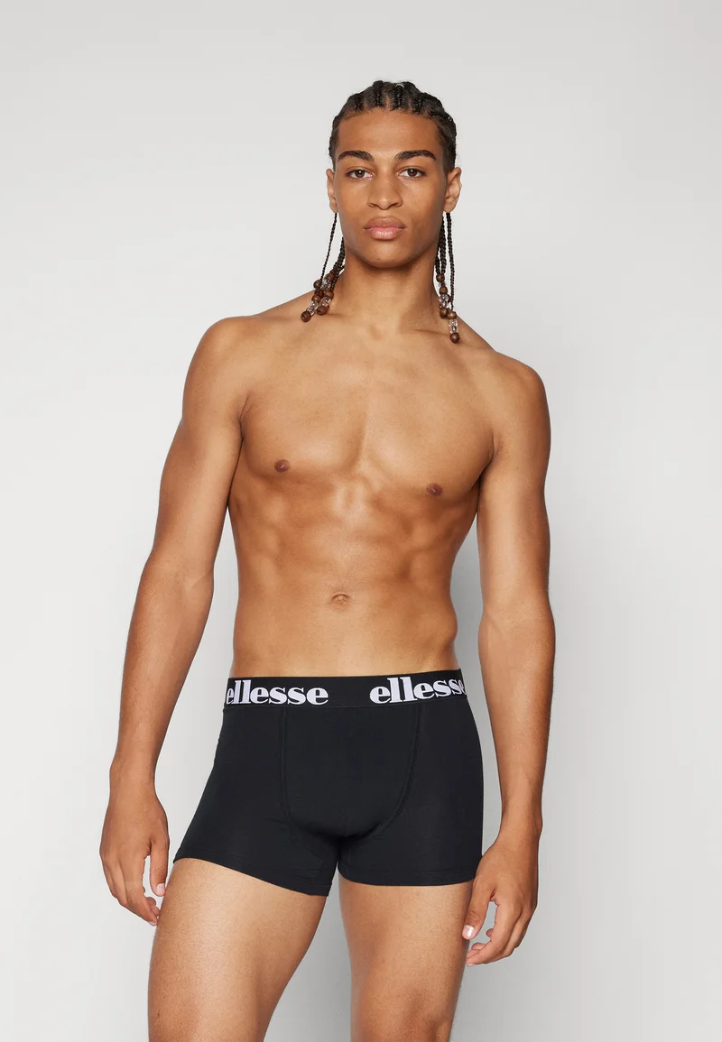 stable quality Ellesse NURRA 5 PACK - Pants black Clothing Sale Underwear & Socks Bathrobes Boxer briefs