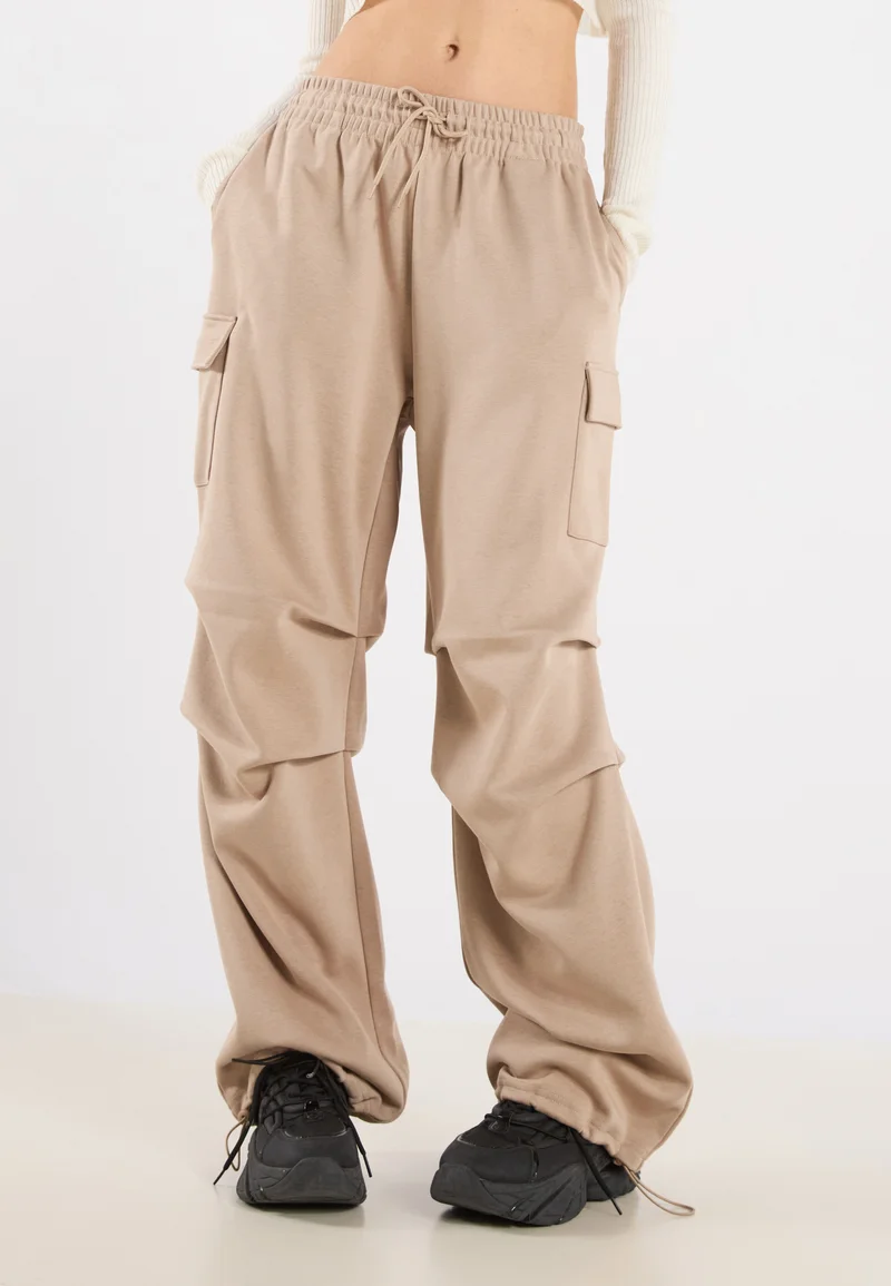 high-tech materials Even&Odd Cargo trousers - taupe Clothing Trousers Cargo Trousers