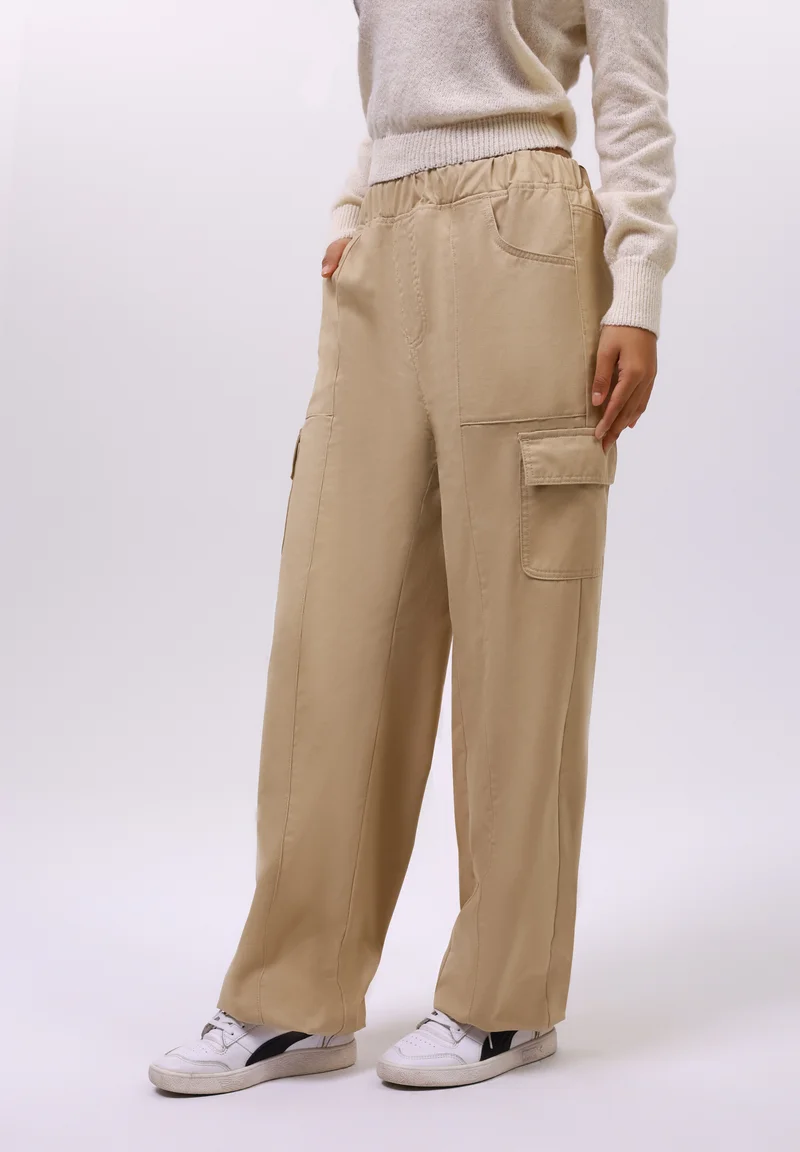 outlet for sale Even&Odd Cargo trousers - light khaki Clothing Trousers Cargo Trousers