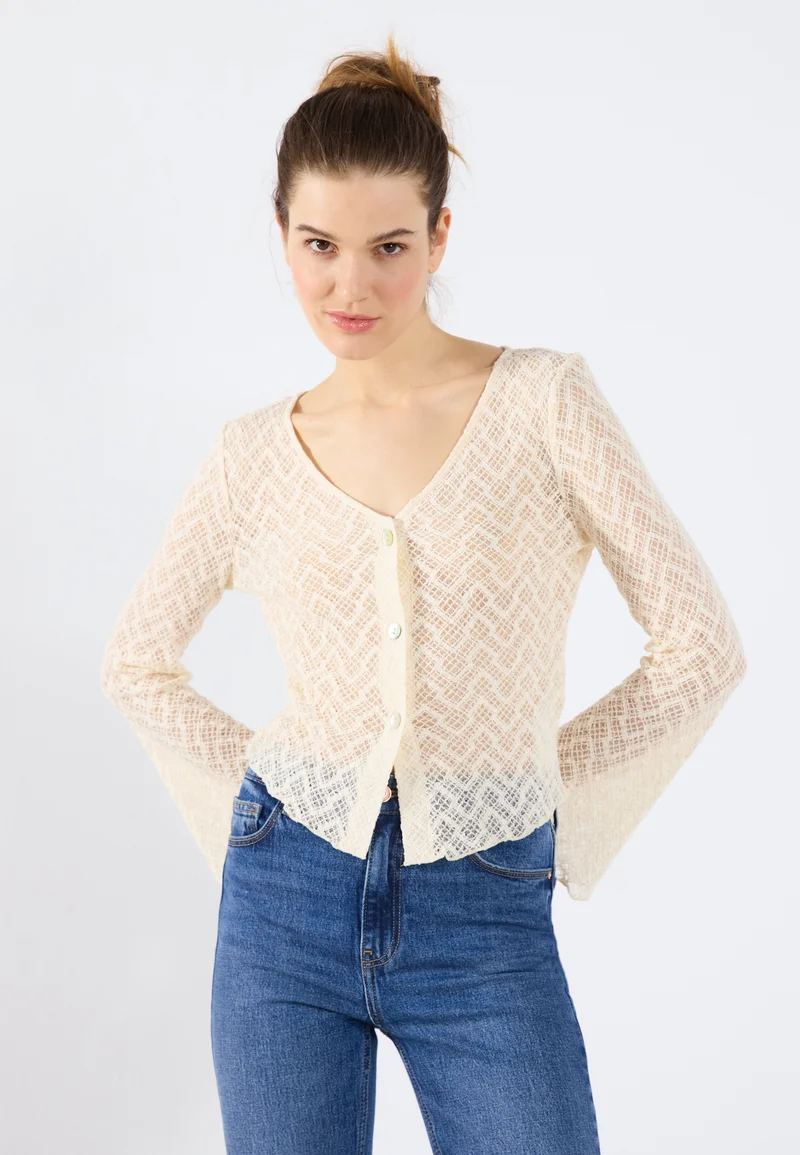 Official supplier Even&Odd Cardigan - off-white Clothing Knitwear & Cardigans Cardigans