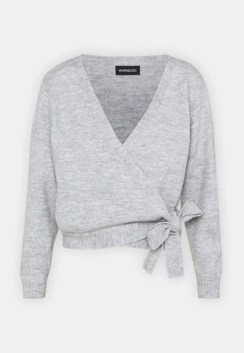 fashionable design Even&Odd Cardigan - mottled light grey Clothing Knitwear & Cardigans Cardigans