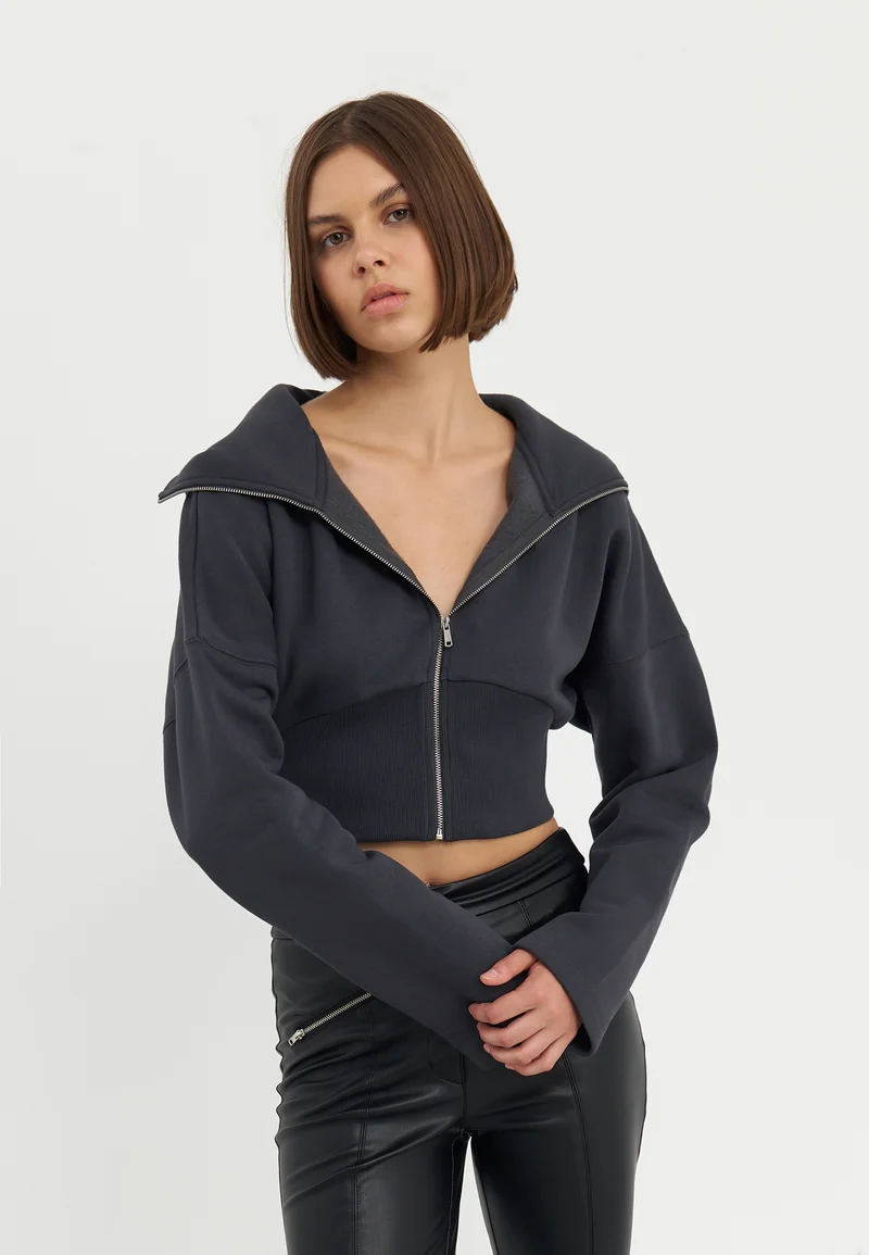 best value Even&Odd Bomber Jacket - dark grey Clothing Jackets & Blazers Bomber Jackets