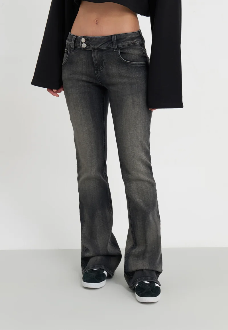 reasonable sale price Even&Odd Bootcut jeans - black denim Clothing Jeans Bootcut & Flared
