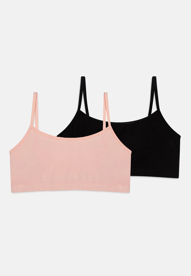 various styles Friboo 2 PACK - Bustier black/light pink Clothing Underwear & Nightwear Bathrobes Bras & bustiers