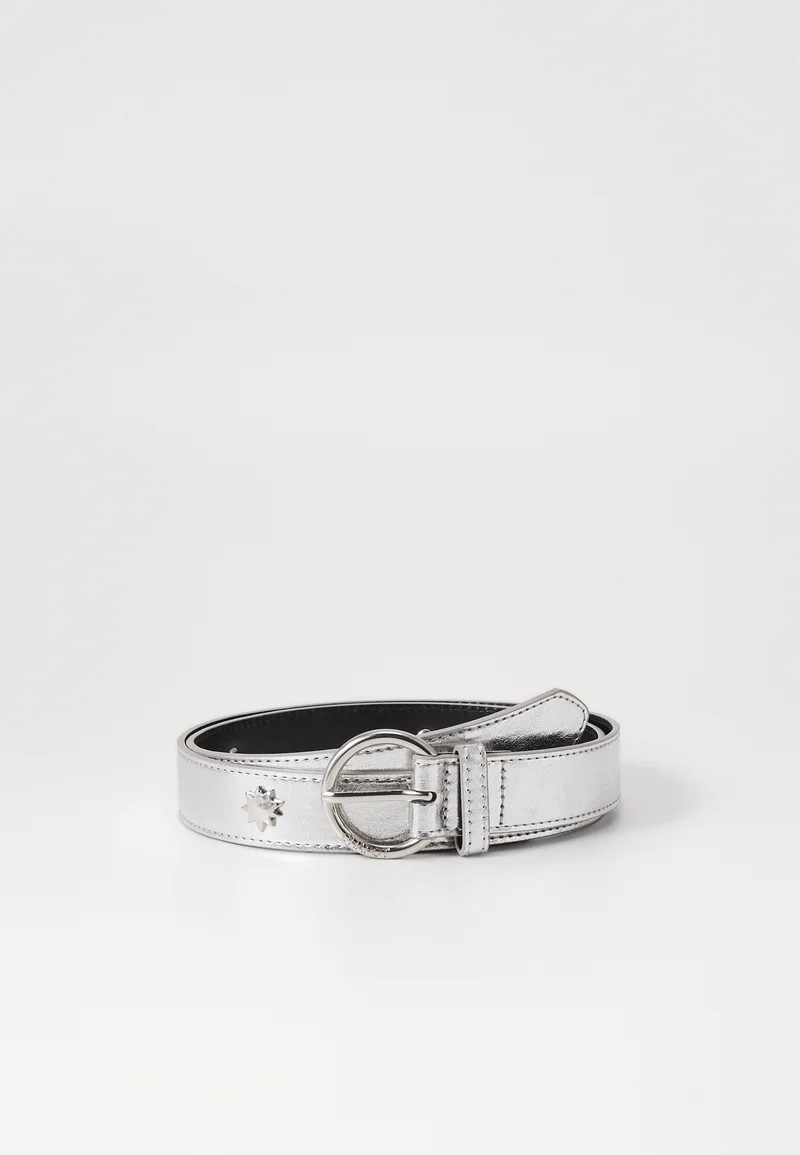 Best Prices Fabienne Chapot HAMMERED STAR BELT - Belt silver-coloured Accessories Sale Belts Braided belt
