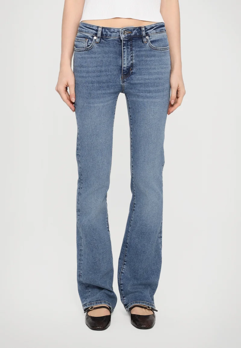 utterly stylish FRAME LE MINI BOOT - Bootcut jeans dark blue Clothing Jeans Bootcut & Flared