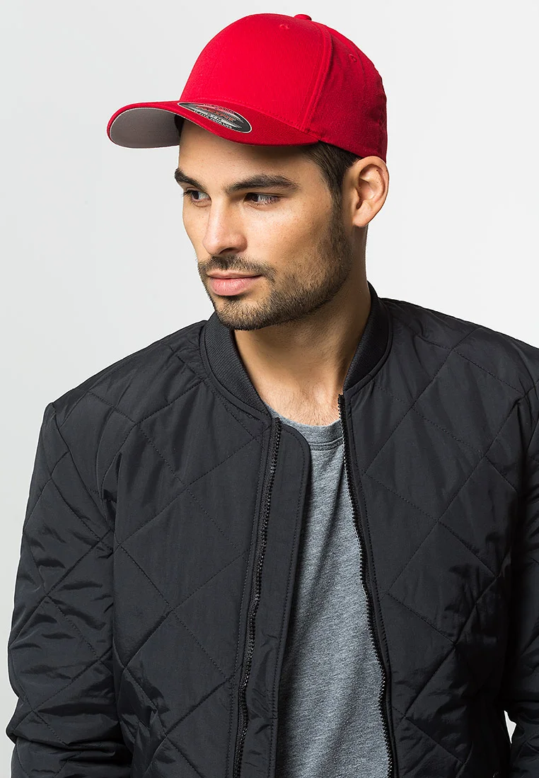 Hottest New Styles Flexfit COMBED - Cap red Accessories Hats & headscarves Caps